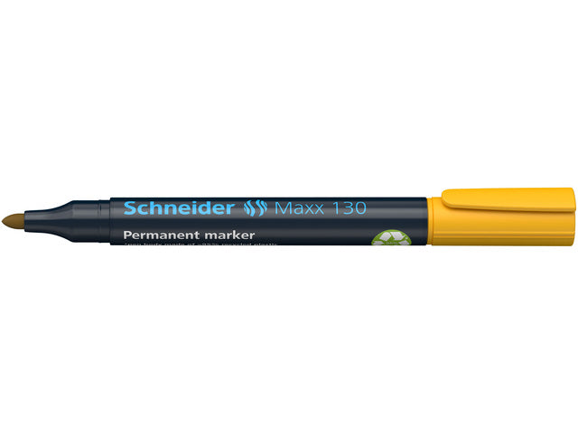 Marker Schneider Maxx 130 Permanent Ronde Punt Gelb