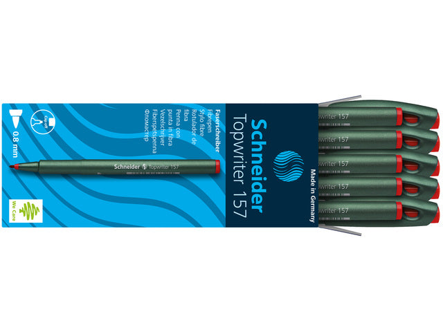 Fineliner Schneider Topwriter 157 0,8 mm rot