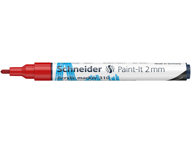 Acryl Marker Schneider Paint-it 310 2mm rot