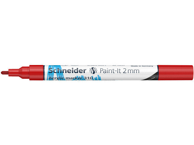Acryl Marker Schneider Paint-it 310 2mm rot
