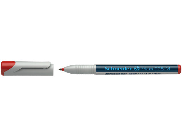 Universele marker Schneider Maxx 225 M niet-permanent rood