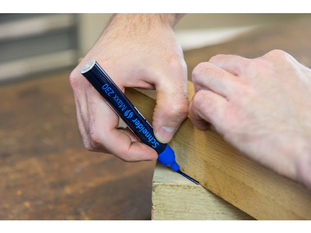 Marker Schneider Maxx 230 Permanent-Rondekahn blauw