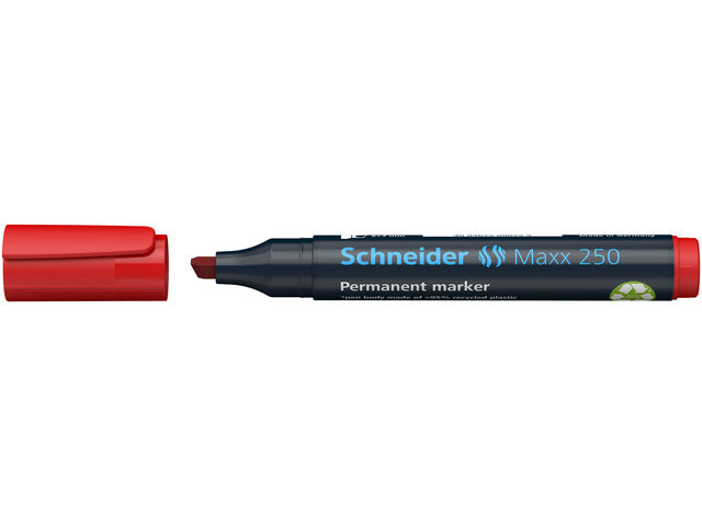Marker Schneider Maxx 250 permanent beitelpunt rot