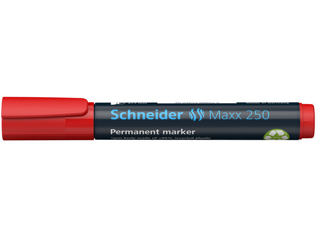 Marker Schneider Maxx 250 permanent beitelpunt rot