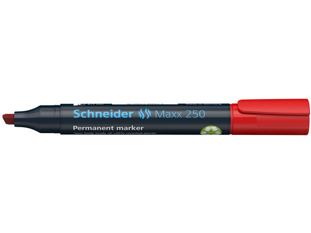 Marker Schneider Maxx 250 permanent beitelpunt rot
