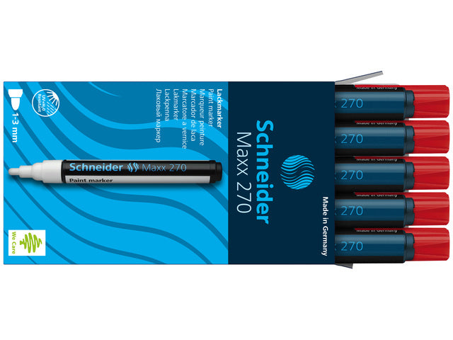 Lackmarker Schneider Maxx 270 1-3 mm rot