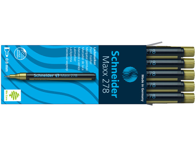Lakmarker Schneider Maxx 278 0,8mm goud