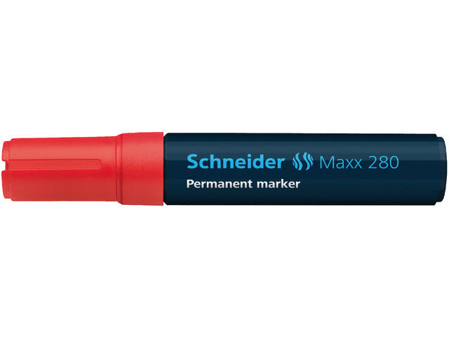 Marker Schneider Maxx 280 permanent beitelpunt rot