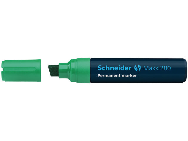 Marker Schneider Maxx 280 permanent beitelpunt grün