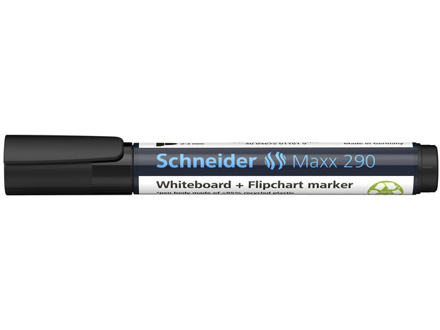 Boardmarker Schneider Maxx 290 ronde punt zwart