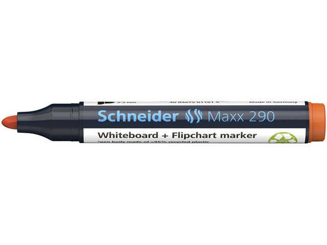 Boardmarker Schneider Maxx 290 ronde punt oranje