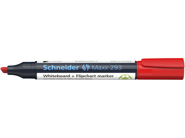 Boardmarker Schneider Maxx 293 beitelpunkt 2-5 mm rot