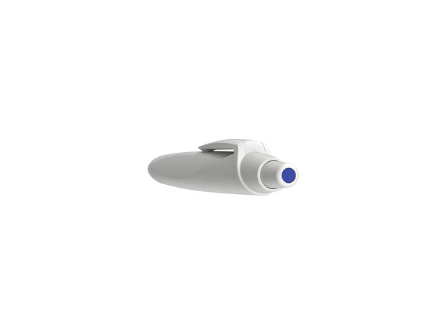 Balpen Schneider Reco wit, schrijfkleur: blauw