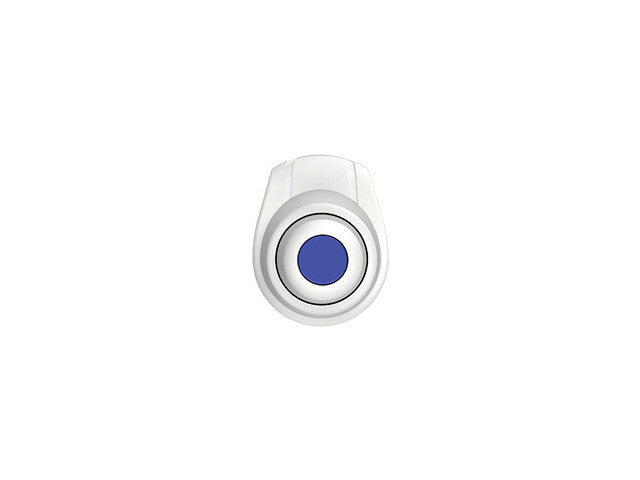 Balpen Schneider Reco wit, schrijfkleur: blauw