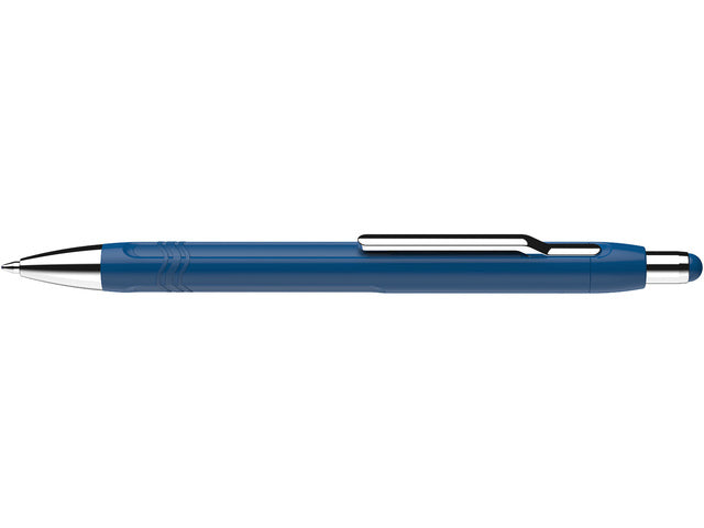 Balpen Schneider Epsilon donker blauw, blauwschrijvend