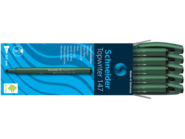 Faserstift Schneider Topwriter 147 0,6 mm schwarz