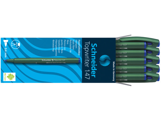 Faserstift Schneider Topwriter 147 0,6 mm blauw