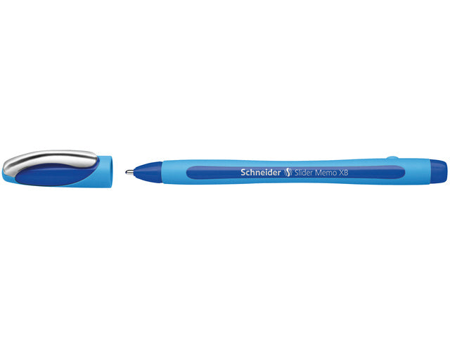 Balpen Schneider Slider Memo XB 1,4mm kogelbreedte blauw