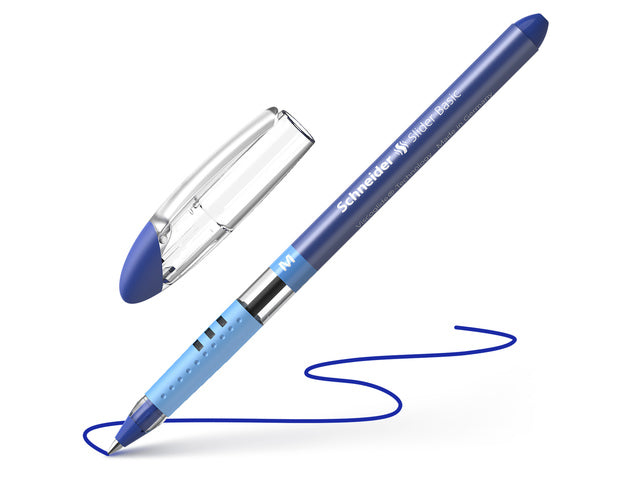 Balpen Schneider Slider Basic M 0,5mm blauw