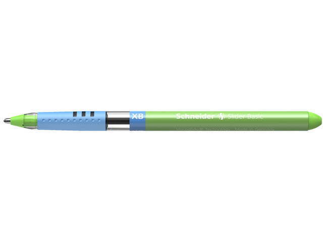 Balpen Schneider Slider Basic XB 1,4mm kogelbreedte lichtgrün