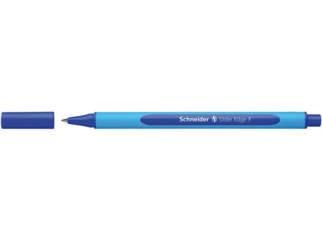 Balpen Schneider Slider Edge F 0,7mm blauw