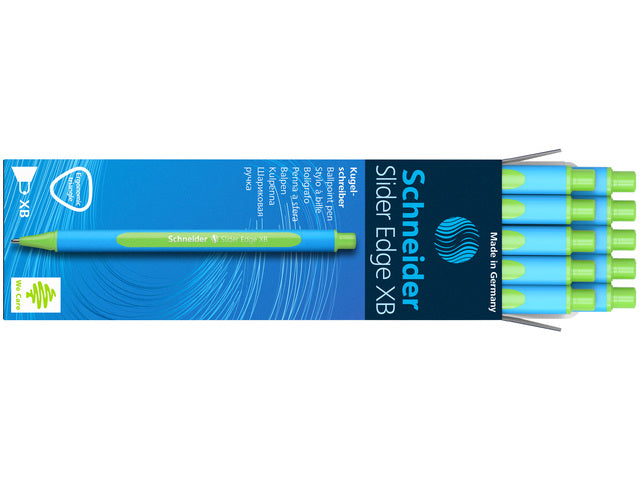 Balpen Schneider Slider Edge XB 1,4mm lichtgrün