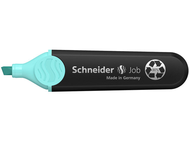 Tekstmarker Schneider Job pastelkleur turquoise