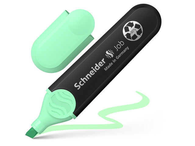 Tekstmarker Schneider Job pastelkleur mint