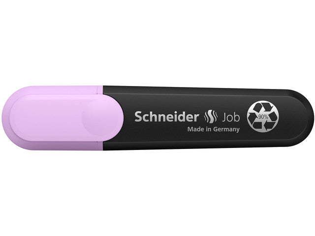 Tekstmarker Schneider Job pastelkleur lavendel