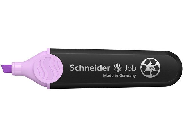 Tekstmarker Schneider Job pastelkleur lavendel