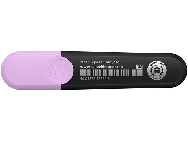 Tekstmarker Schneider Job pastelkleur lavendel