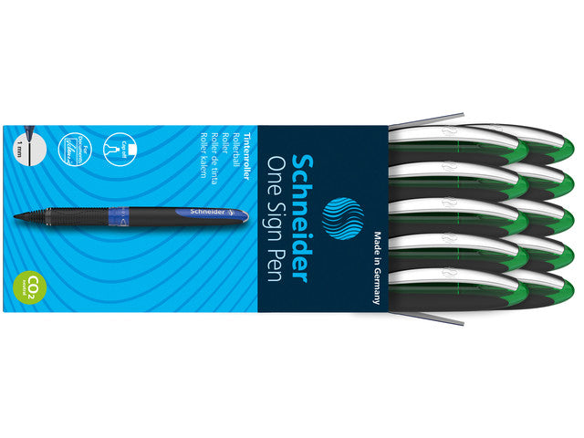 Rollerball Schneider One Sign pen groen