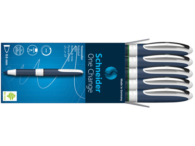 Rollerball Schneider One Change 0,6mm groen