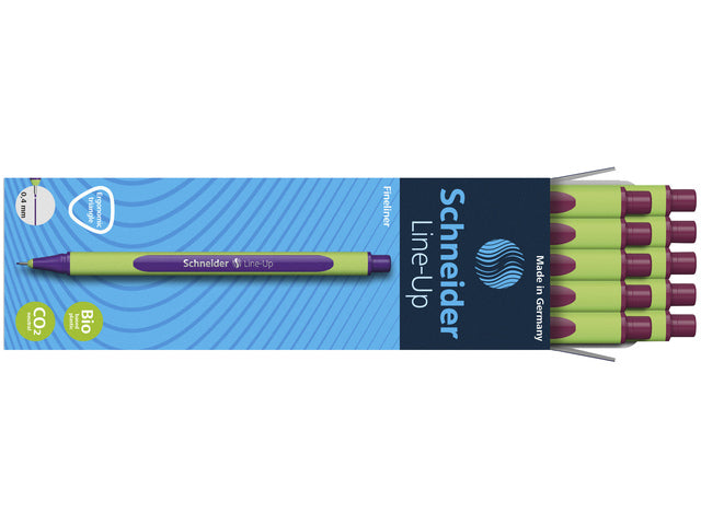 Fineliner Schneider Line-Up 0,4mm karmijnrood