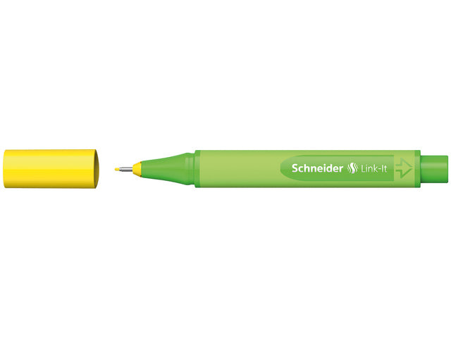 Fineliner Schneider Link-It 0,4mm goudgeel