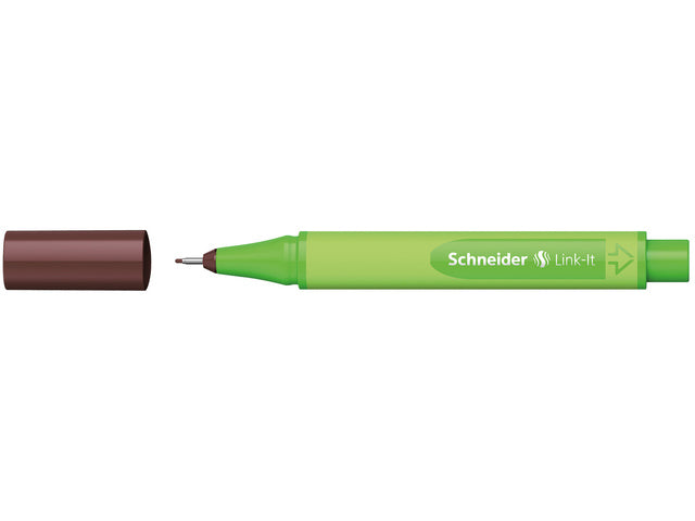 Fineliner Schneider Link-It 0,4mm topaasbruin