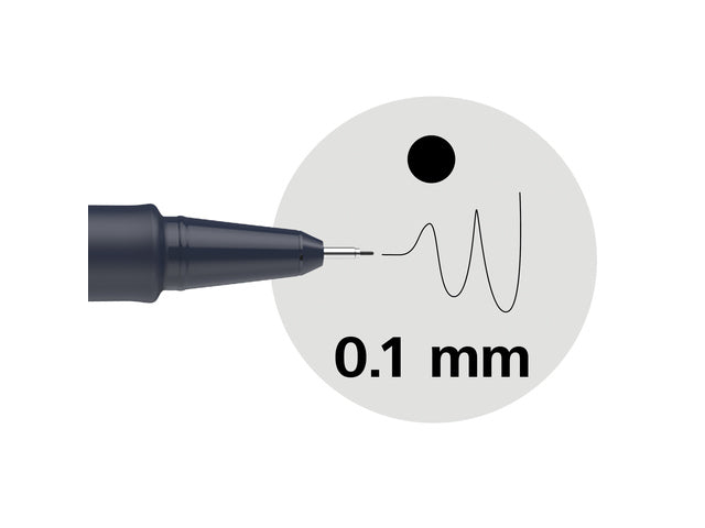 Fineliner Schneider Pictus 0,1 schwarz