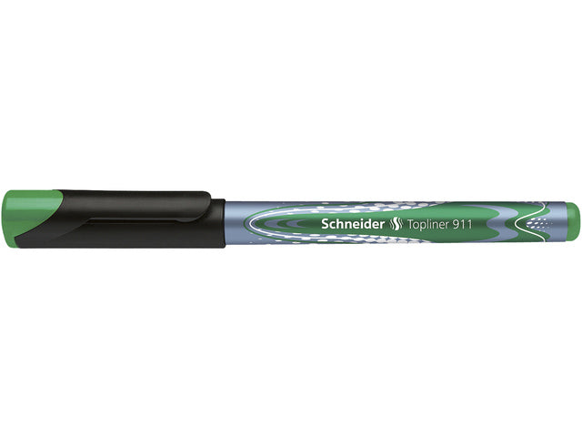 Fineliner Schneider Topliner 911 navulbaar groen