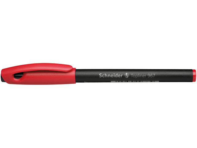Fineliner Schneider Topliner 967 0,4 mm rood