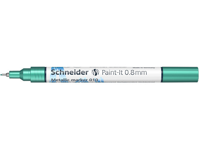 Metallic marker Schneider Paint-it 010 0,8mm groen metallic