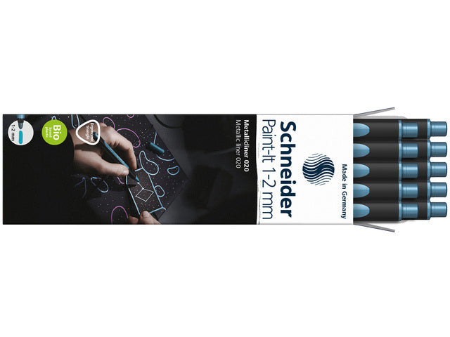 Metallic liner Schneider Paint-it 020 1-2mm polarblauw metallic