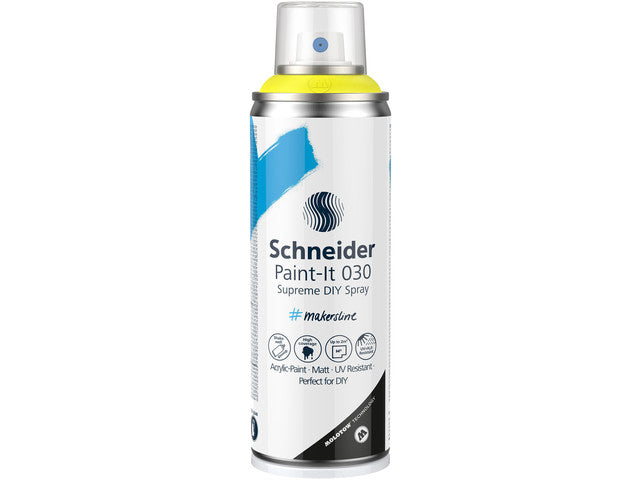 Supreme DIY spray Schneider Paint-it 030 lichtgeel pastel 200ml