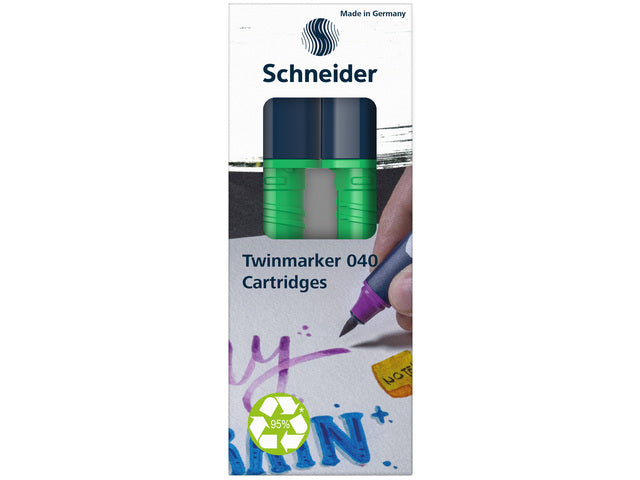 Twinmarker Schneider Patrone Paint-it 040 grün schwarz 053