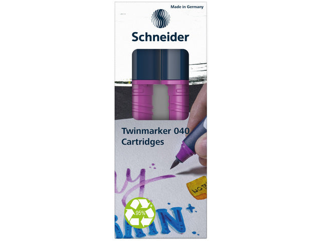 Twinmarker Schneider Patrone Paint-it 040 donker paars 144
