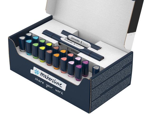 Twinmarker Schneider Set Paint-it 040 27 Stück sort. Farbe