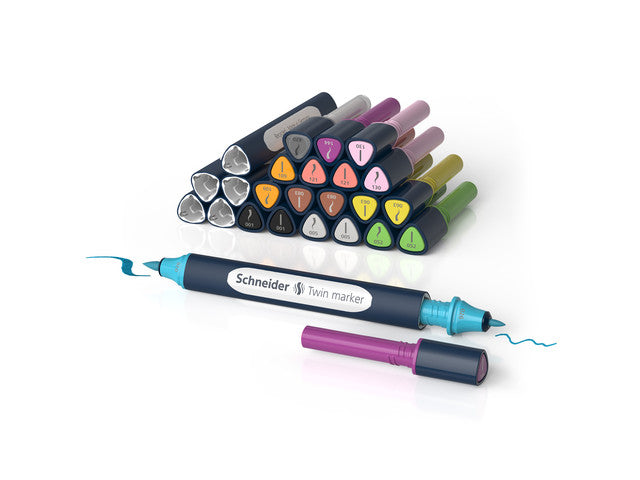 Twinmarker Schneider Set Paint-it 040 27 Stück sort. Farbe