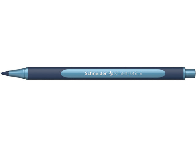 Metallic rollerball Schneider Paint-it 050 0,4mm polar bauw metallic