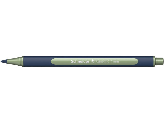 Metallic rollerball Schneider Paint-it 050 0,4mm vintage groen metallic
