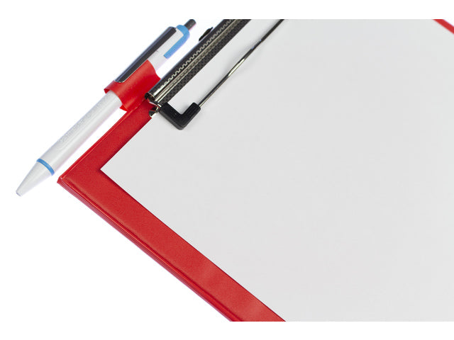Klemmbrett Seco A4+ m klep rood
