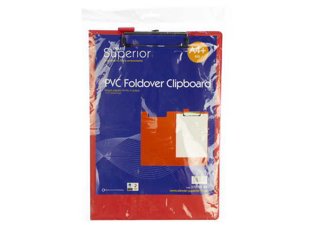Klemmbrett Seco A4+ m klep rood